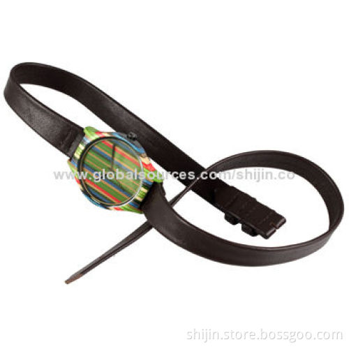 Wooden long strap watch 2014 fashionable, CE-approved